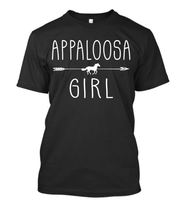 Appaloosa Horse Girl Arrow And Horse T-Shirt