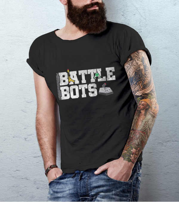 Battle Bots Robot Fanatics Robotics Controller T-Shirt