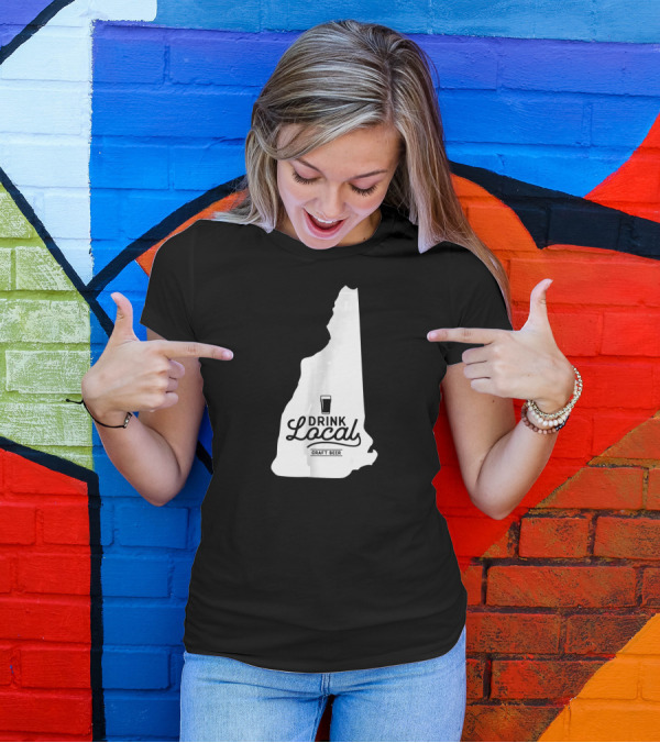 Drink Local Craft Beer New Hampshire T-Shirt