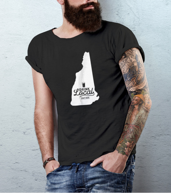 Drink Local Craft Beer New Hampshire T-Shirt