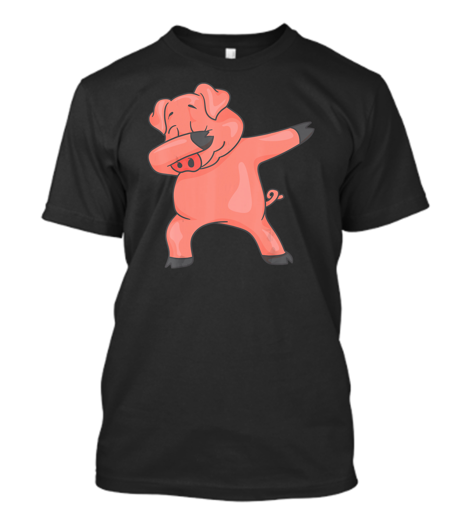 Dabbing Pig Cute Piggy Lovers Funny Farm Dance T-Shirt