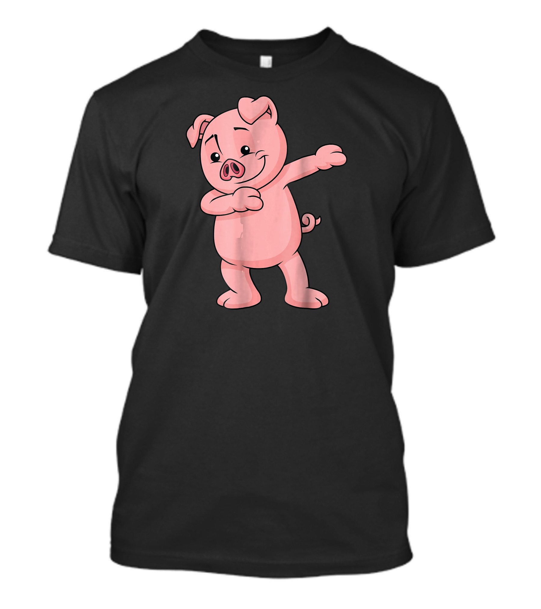 Dabbing Pig Funny Piglet Farm Animal Dance Pose T-Shirt