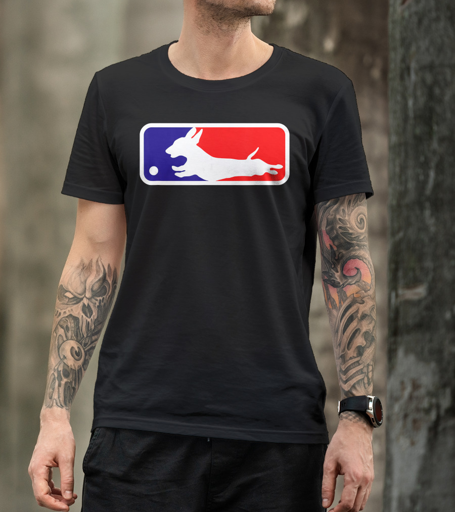 MLB Dachshund Chasing Baseball T-Shirt