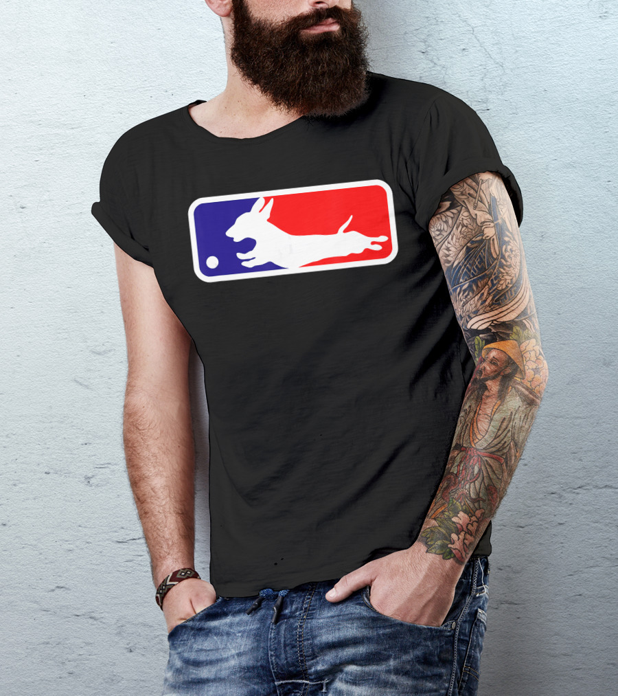 MLB Dachshund Chasing Baseball T-Shirt