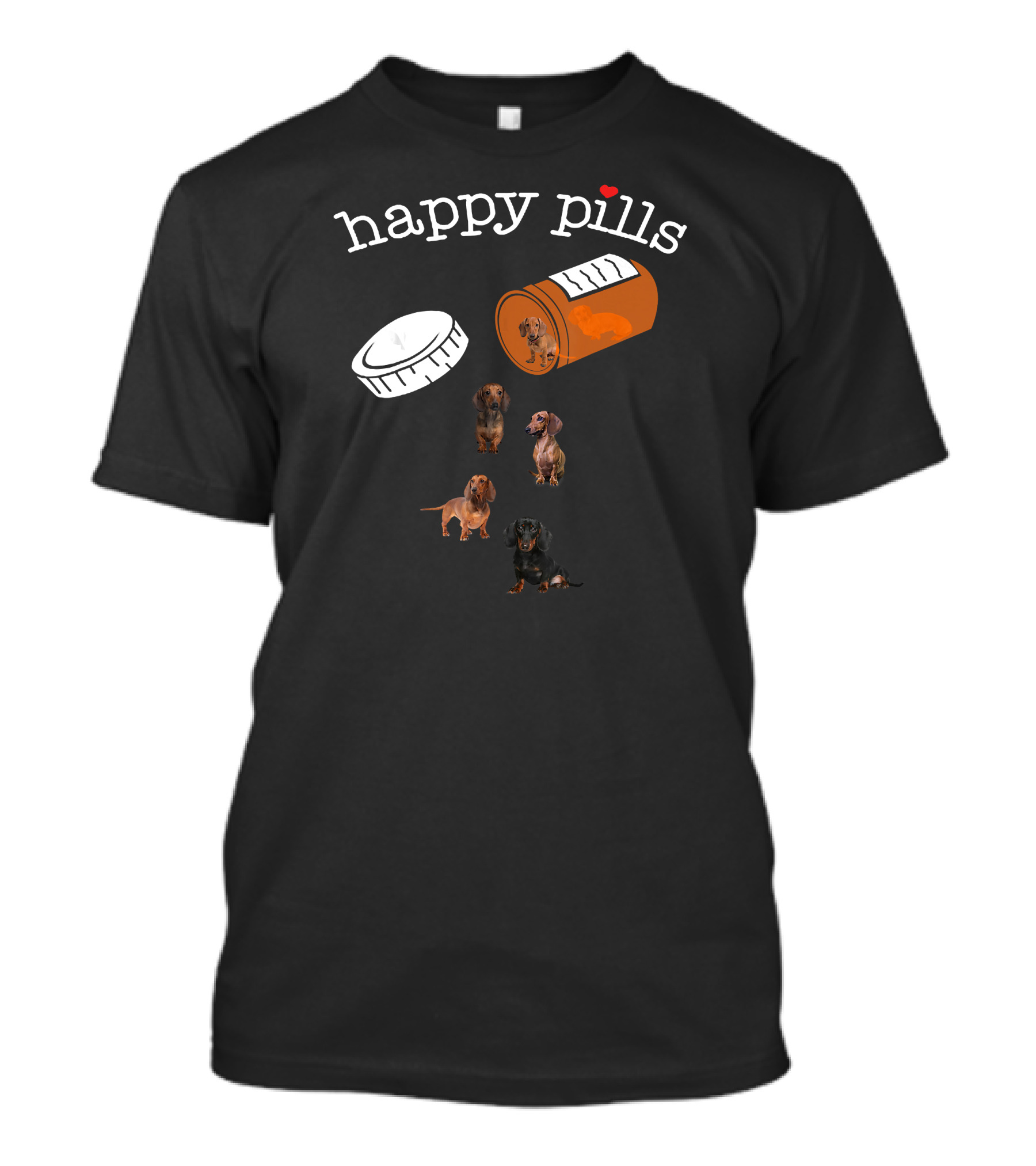 Happy Pills Dachshund Capsule Alegria T-Shirt
