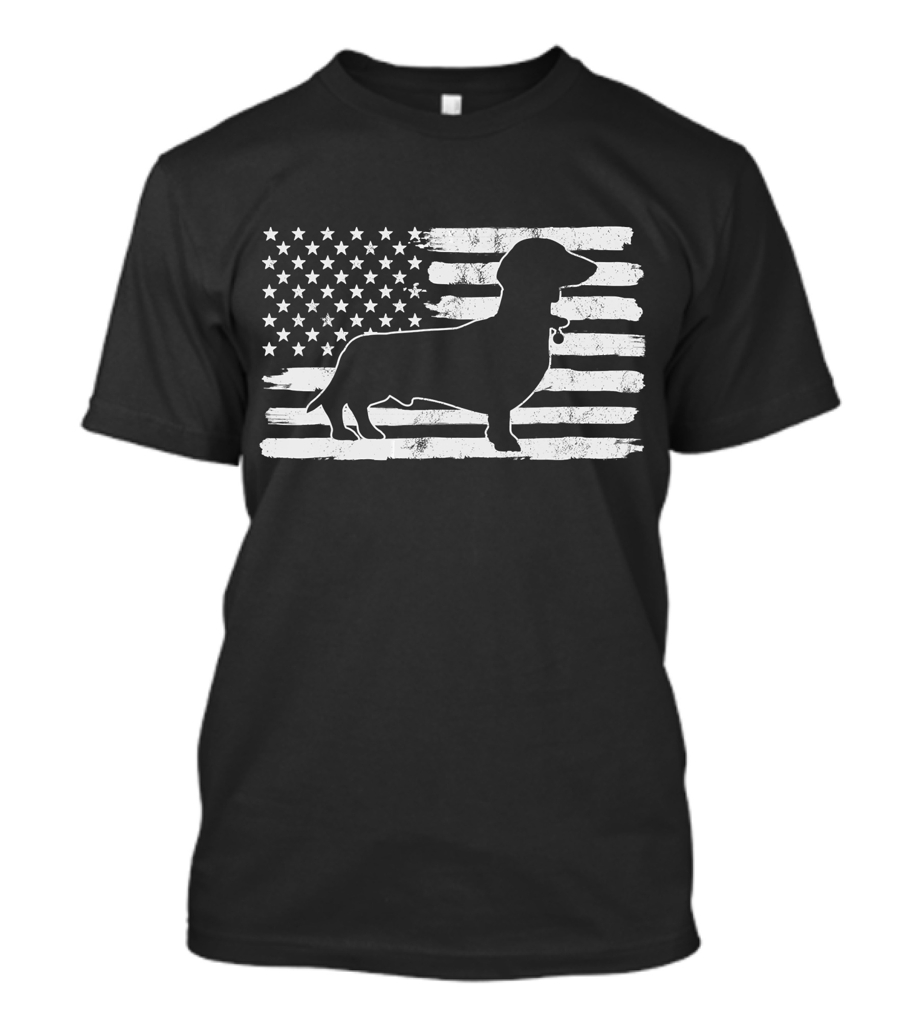 Dachshund USA Flag America 4th Of July T-Shirt