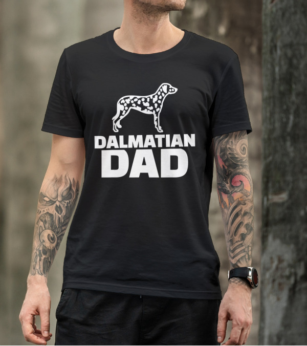 Dalmatian Dad Spotted T-Shirt