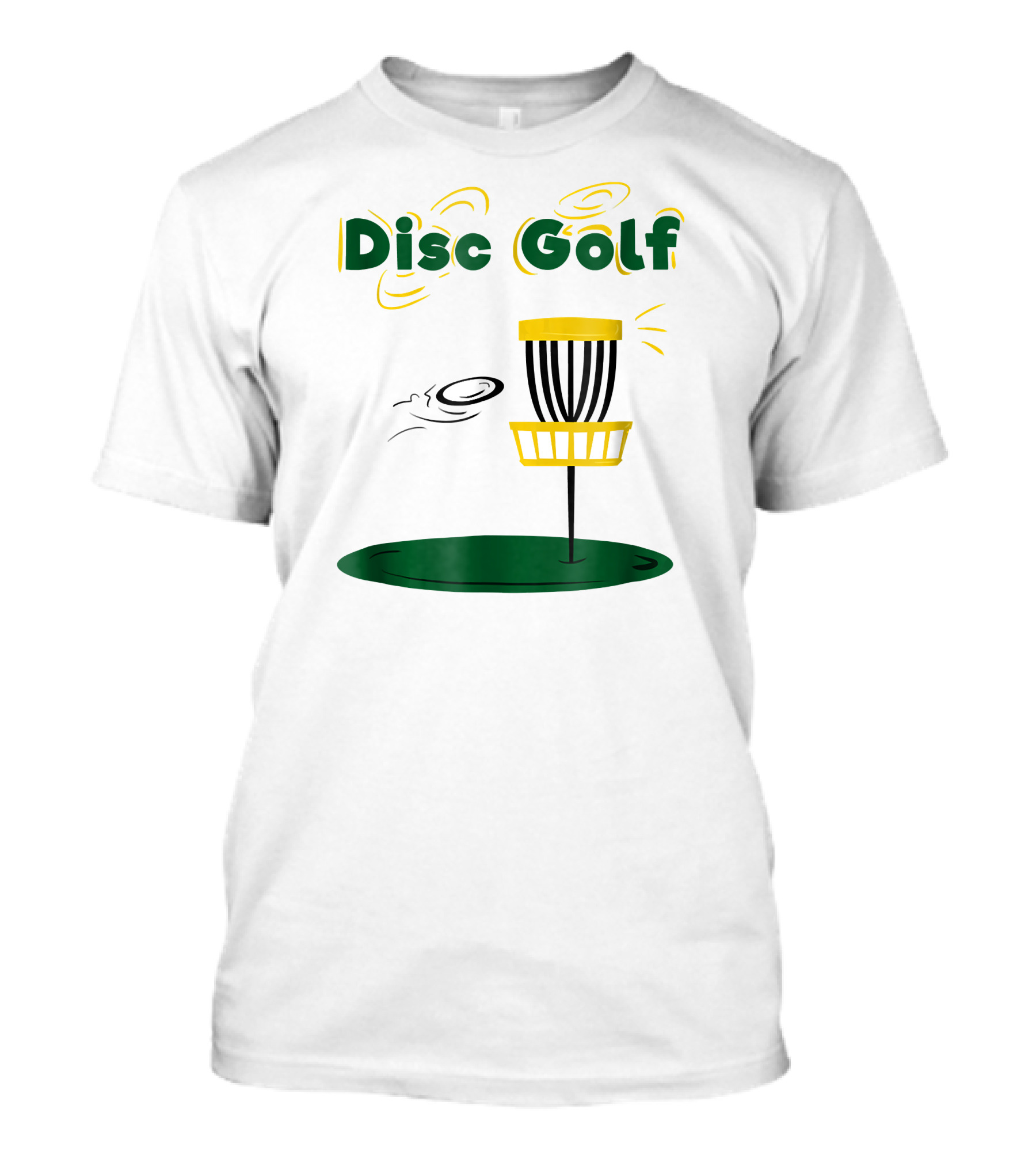 Disc Golf Funny Frisbee Basket Aim T-Shirt