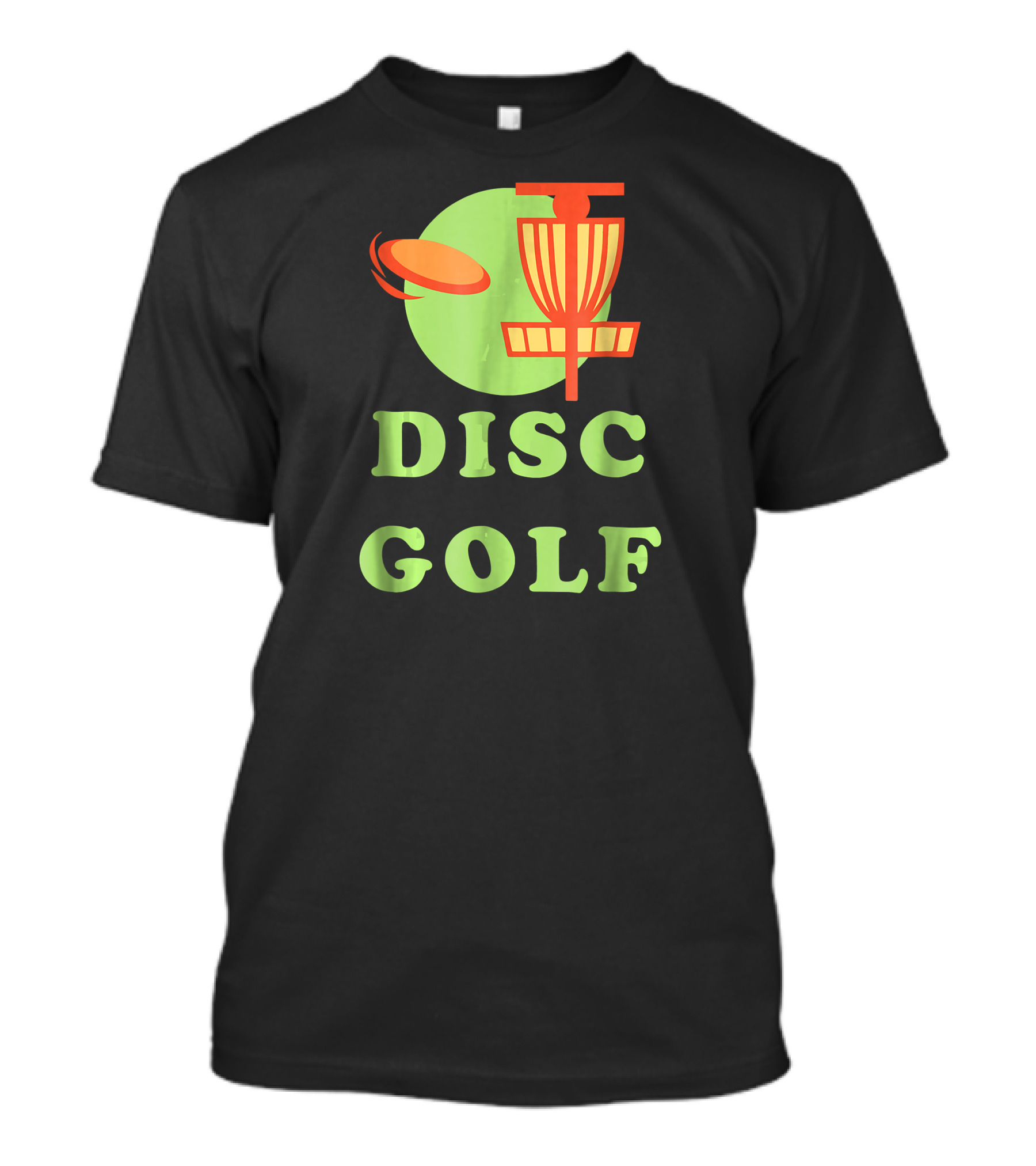 Disc Golf Frisbee Funny Discgolf Basket Moon T-Shirt