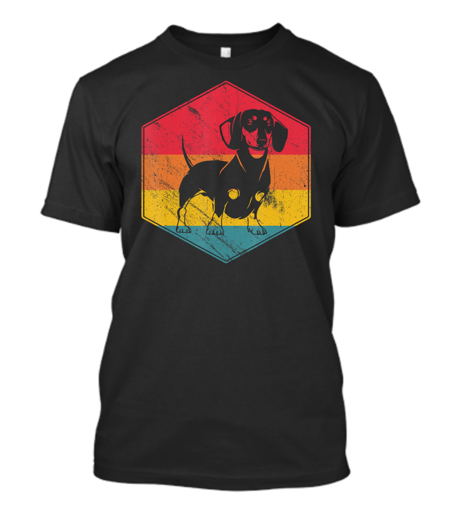 Retro Vintage Dachshund Dog Birthday T-Shirt