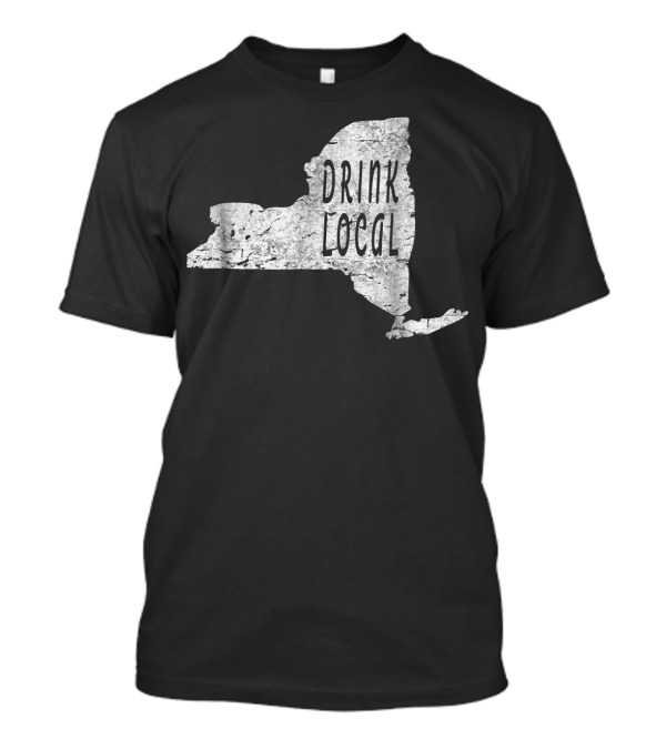 Vintage New York Drink Local Craft Beer T-Shirt