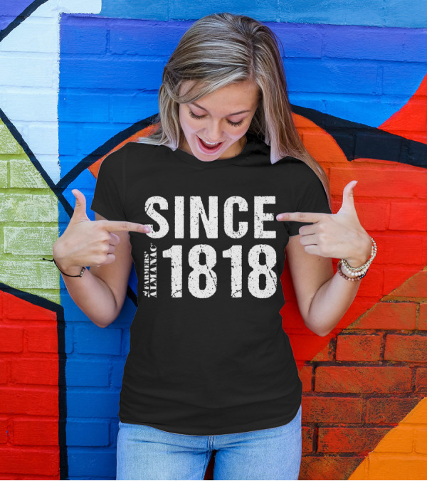 Since 1818 Farmers' Almanac Vintage Grunge T-Shirt