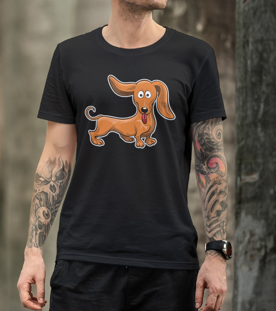 Weiner Dog Puppy Cute Dachshund Hound Dog T-Shirt