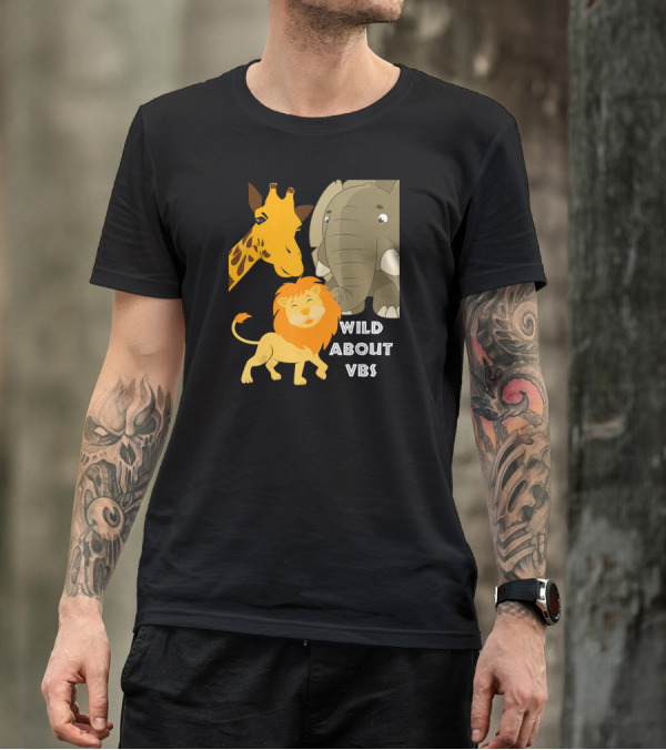 Wild About VBS Lion Giraffe Elephant T-Shirt