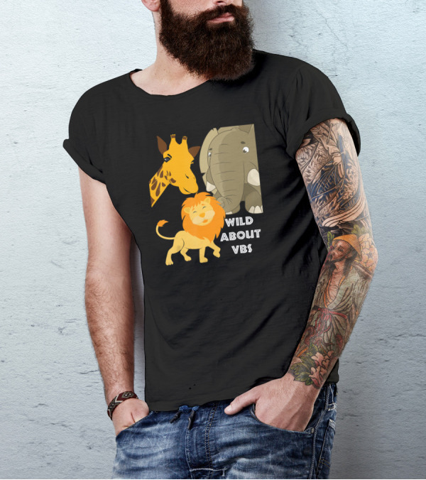 Wild About VBS Lion Giraffe Elephant T-Shirt
