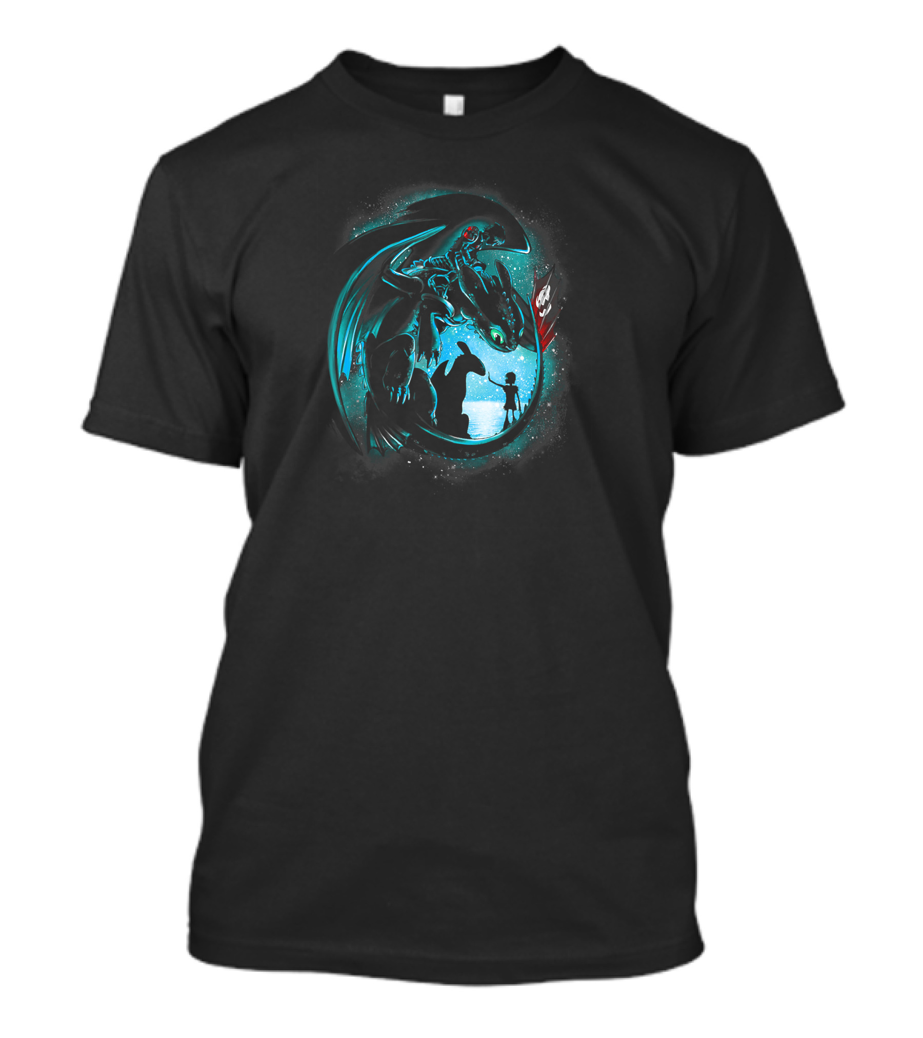 Yesterday And Tomorrow Love Dragon Night Flight Adventure T-Shirt