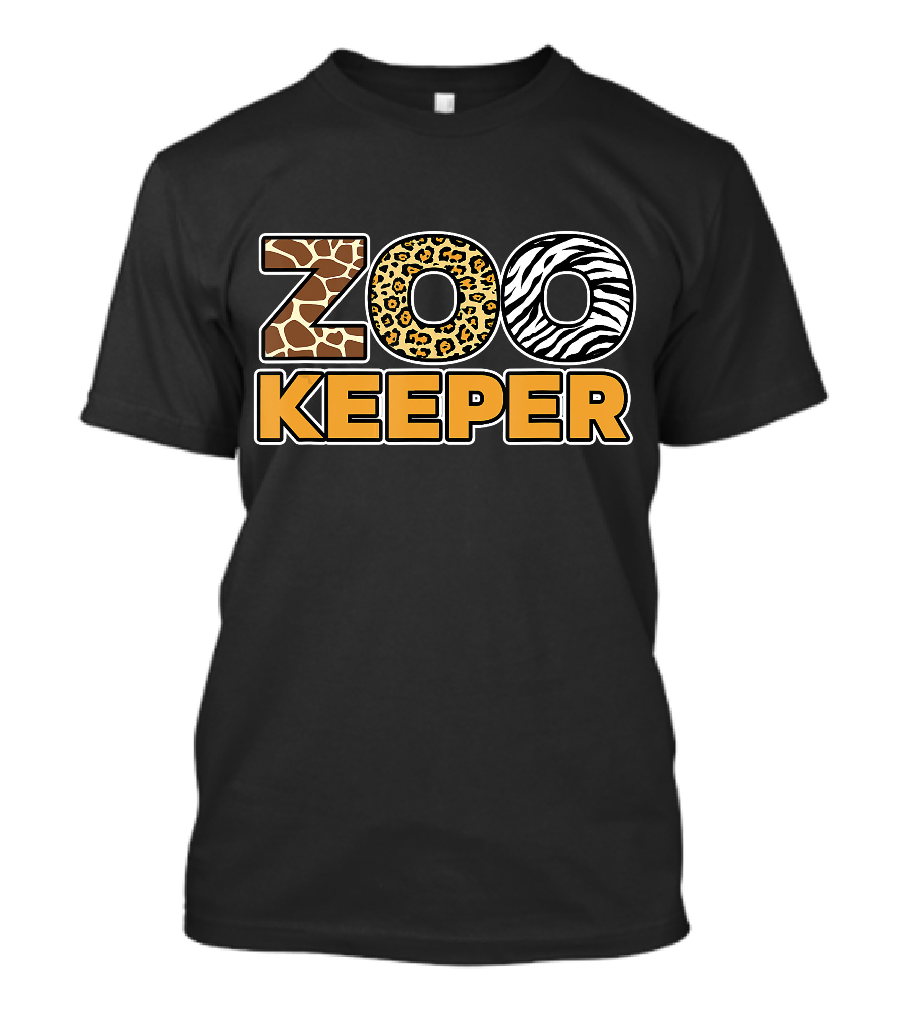 Zookeeper Animal Print Patterns African Savanna T-Shirt