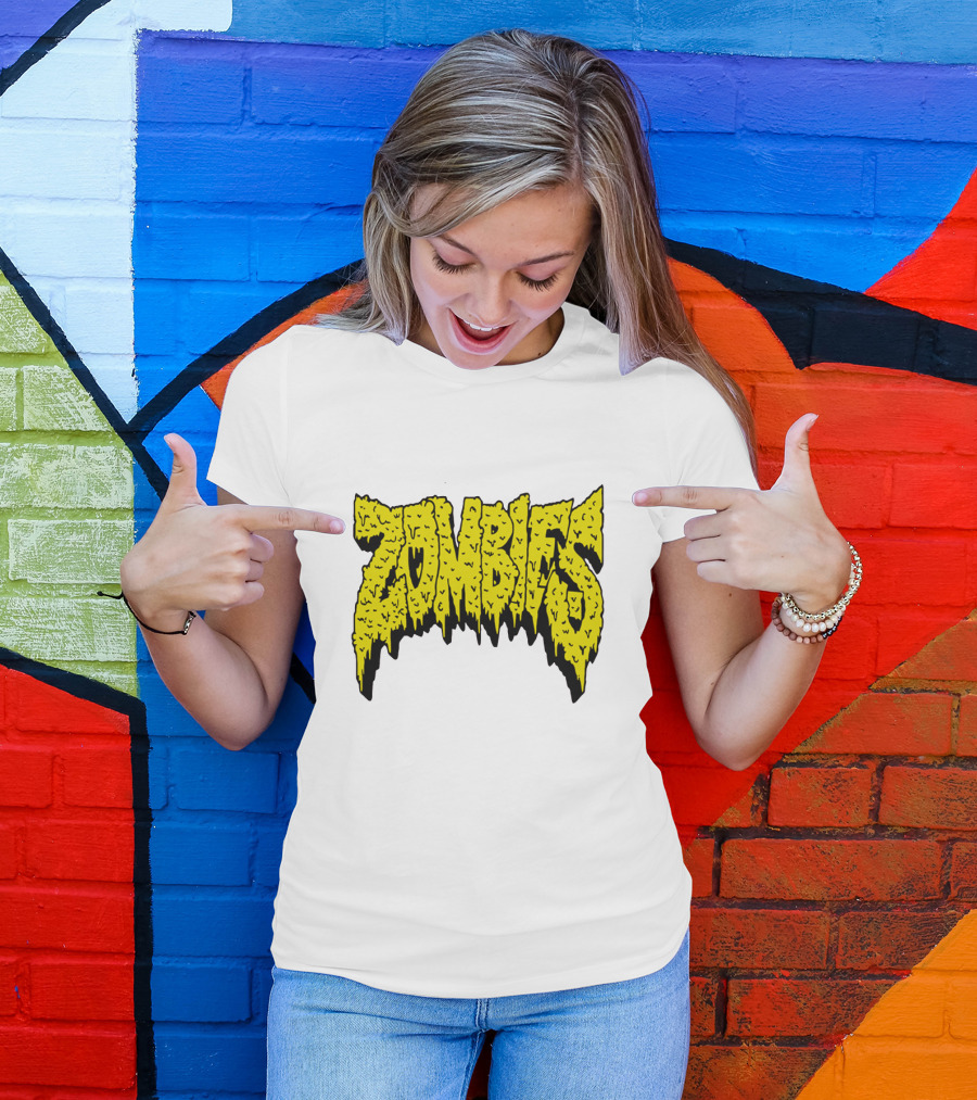 Flatbush Zombies Iconic Yellow Gooey Text T-Shirt