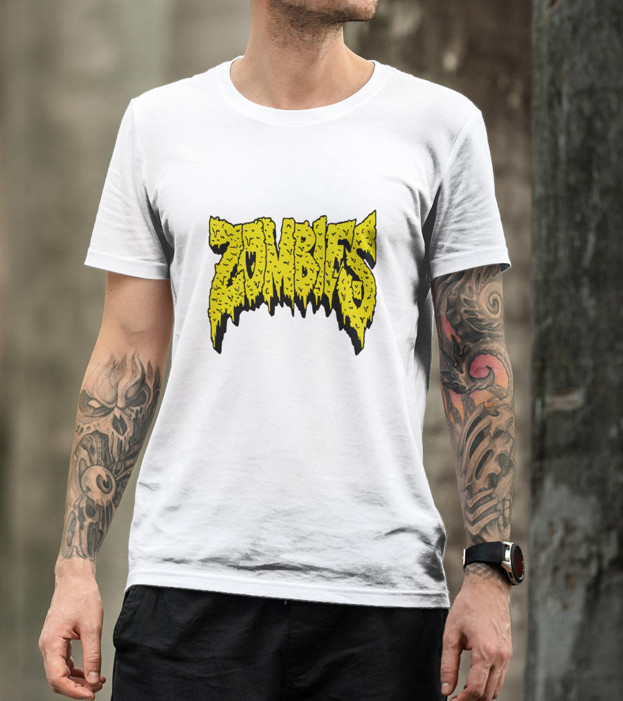 Flatbush Zombies Iconic Yellow Gooey Text T-Shirt