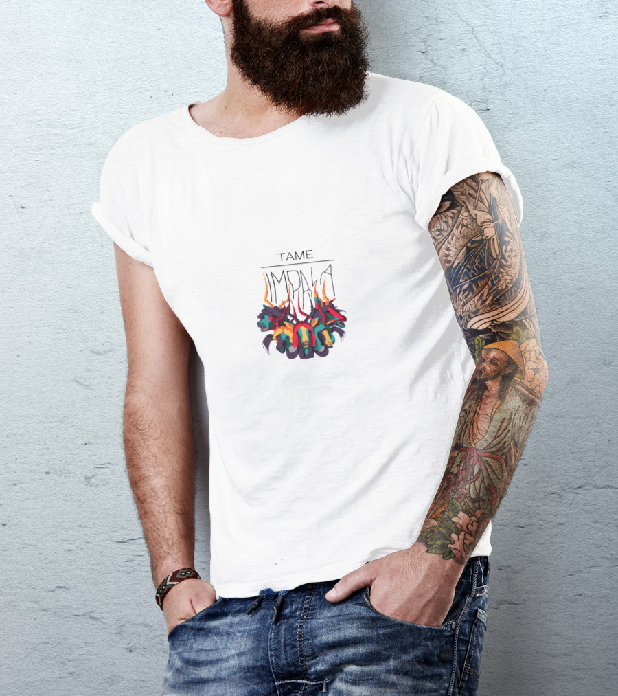 Tame Impala Colorful Abstract Impala Heads T-Shirt