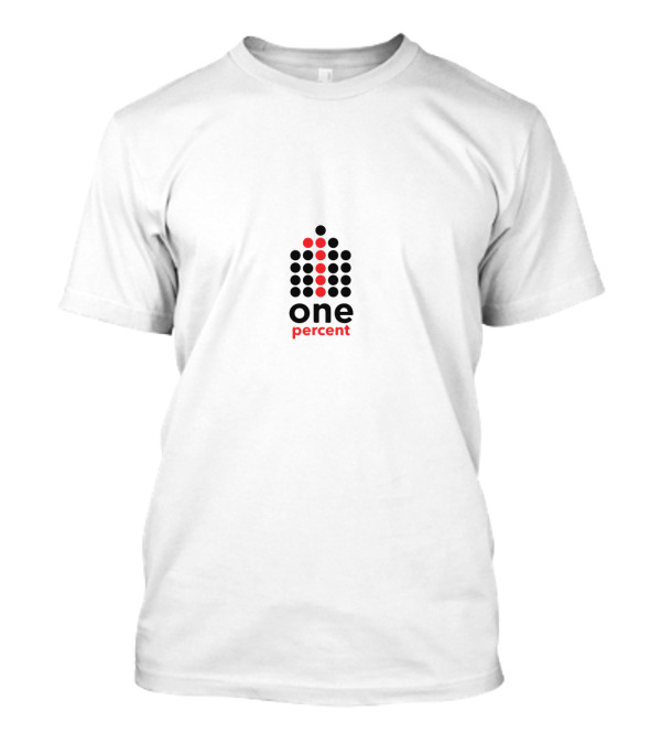 One Percent Red And Black Dot T-Shirt