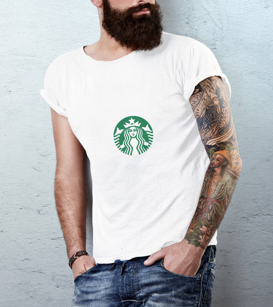Starbucks Logo Green Circle Siren T-Shirt
