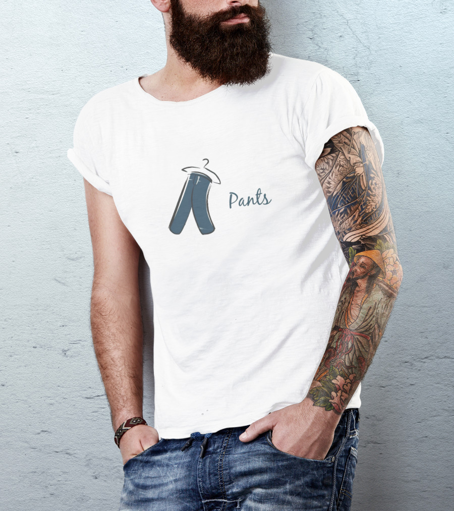 Pant Hanging On Hanger T-Shirt
