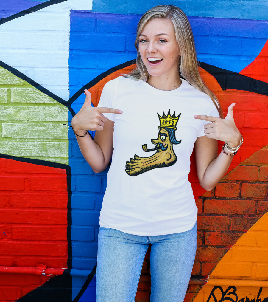 Jiffy J. Jacksonville Crowned Foot With Pipe T-Shirt