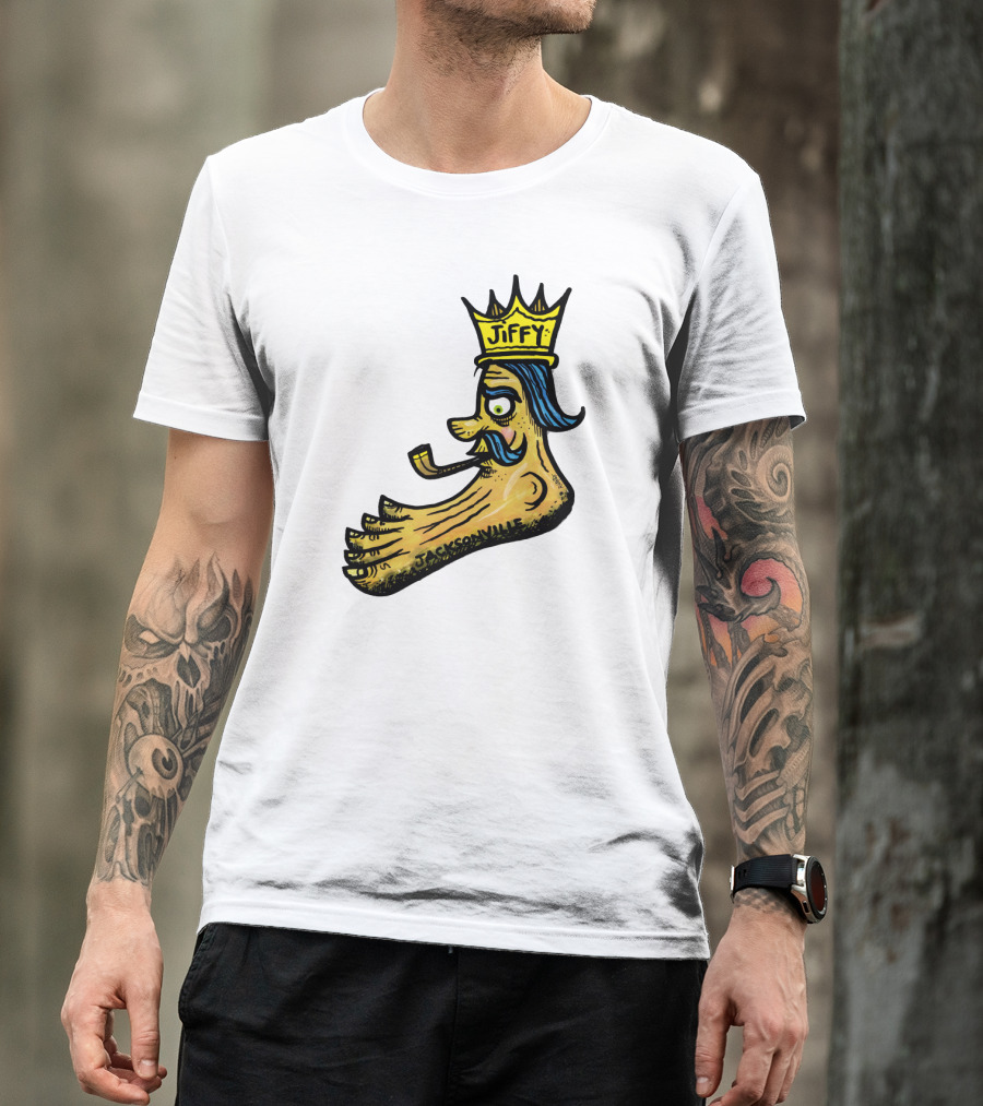Jiffy J. Jacksonville Crowned Foot With Pipe T-Shirt