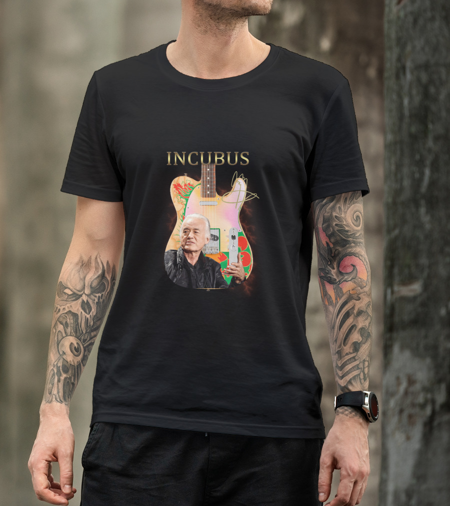 Incubus Signature Guitar With Rock Legend T-Shirt