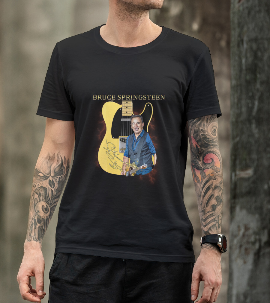 Bruce Springsteen Signature Guitar With Classic Telecaster T-Shirt