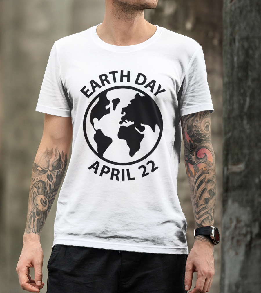Earth Day April 22 Globe T-Shirt