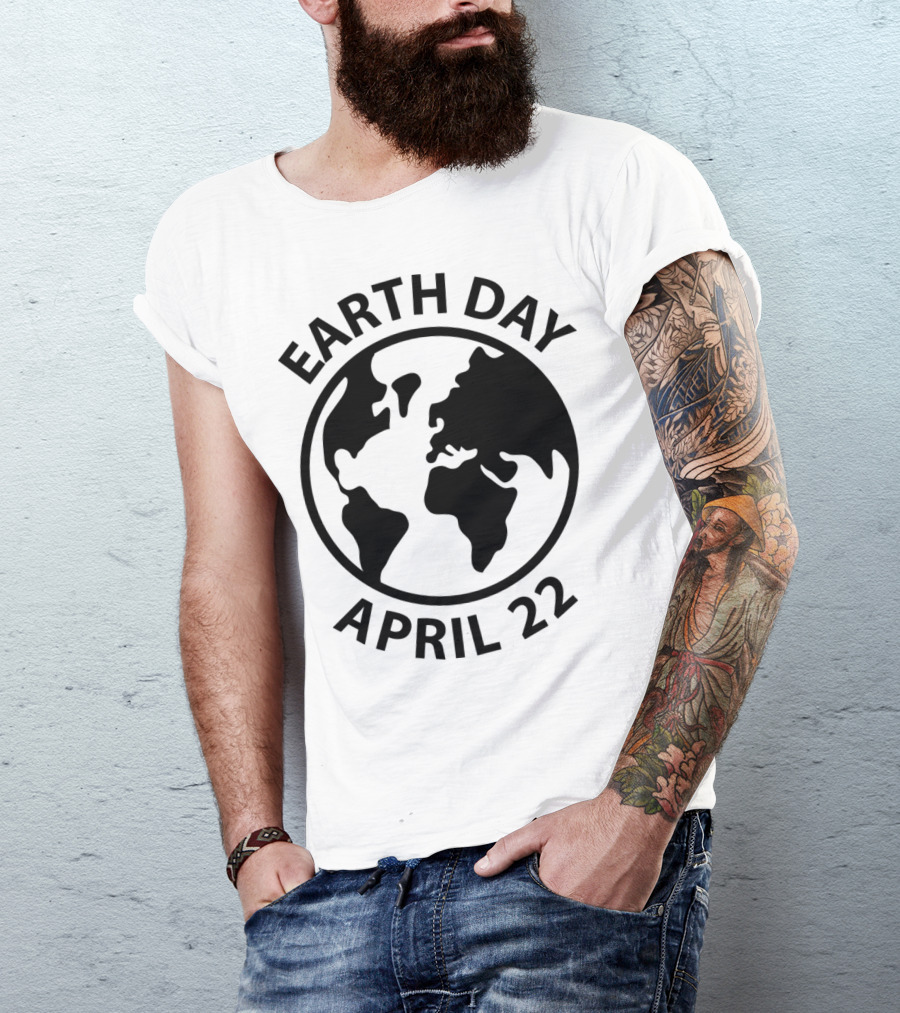 Earth Day April 22 Globe T-Shirt