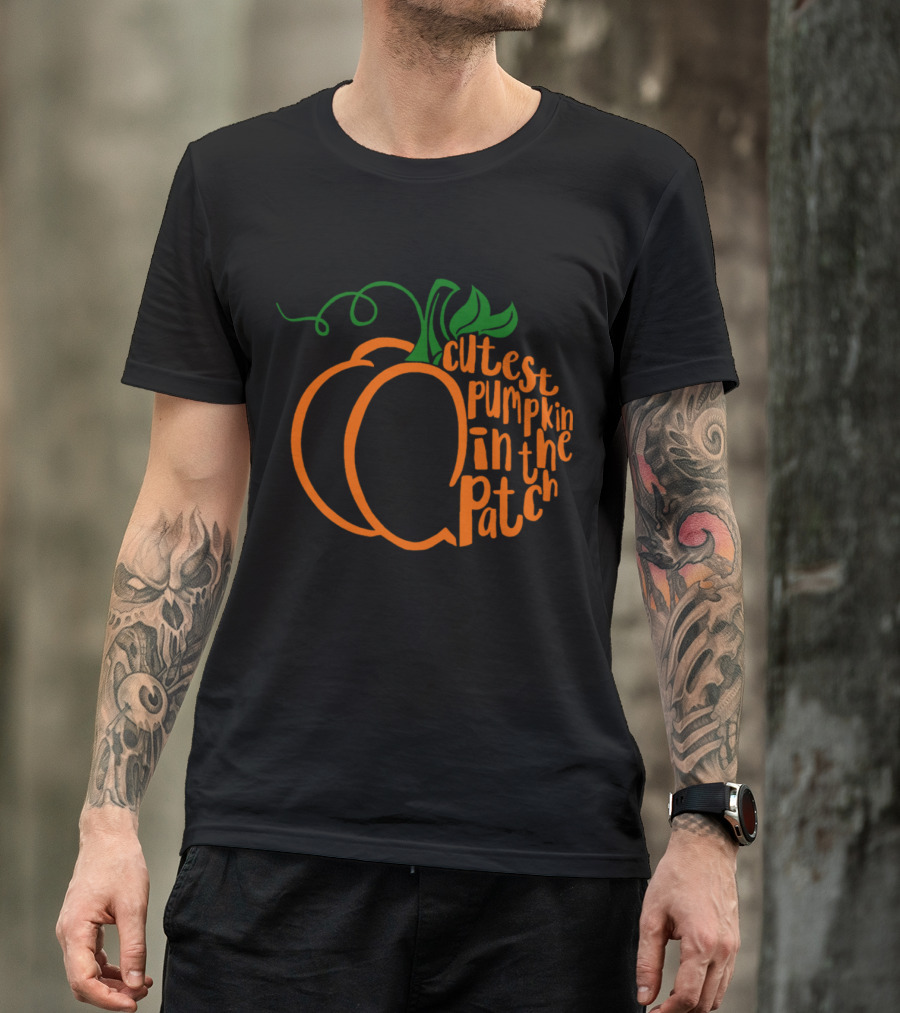 Cutest Pumpkin In The Patch Playful Pumpkin T-Shirt