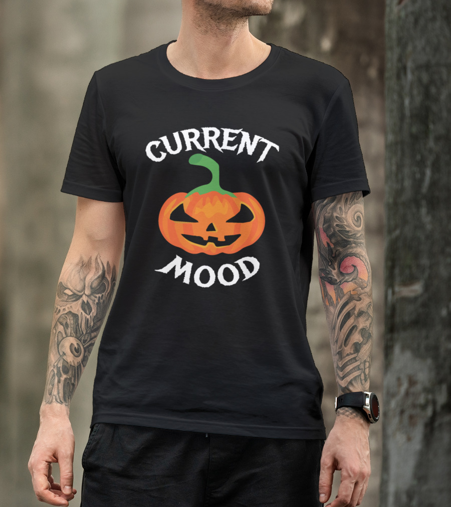 Current Mood Pumpkin Jack-O'-Lantern T-Shirt