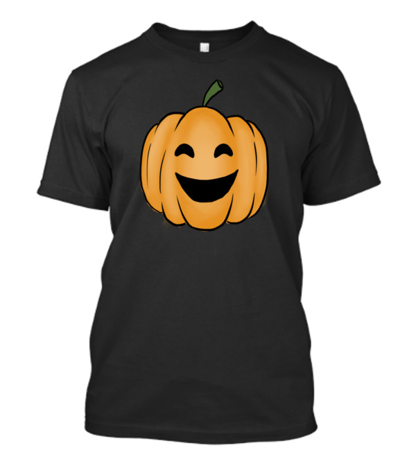 Pumpkin Smiley Face Halloween T-Shirt
