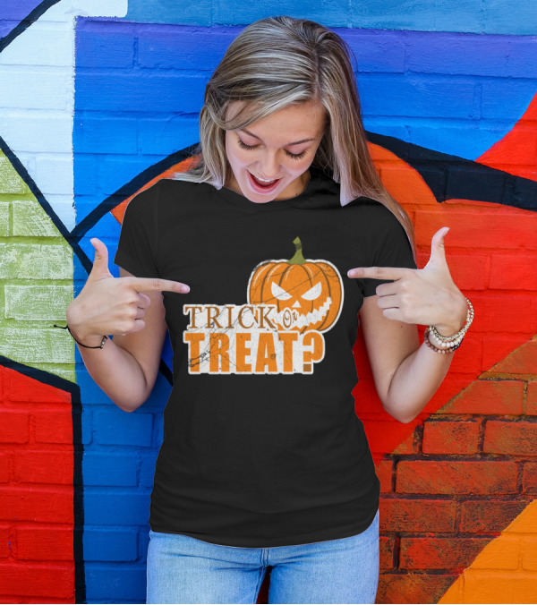 Trick Or Treat Pumpkin Halloween T-Shirt