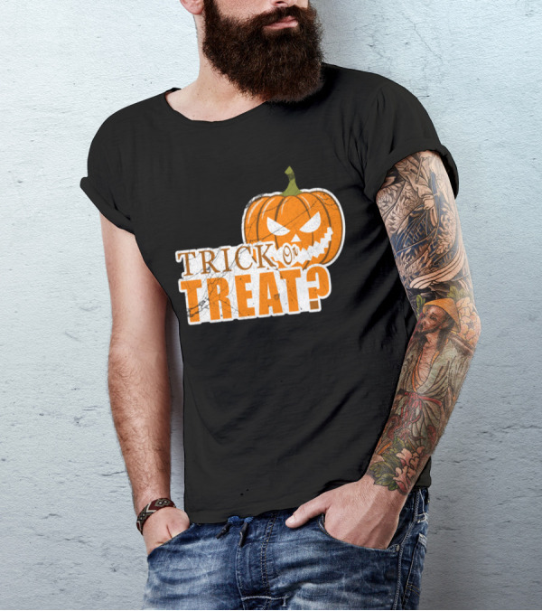 Trick Or Treat Pumpkin Halloween T-Shirt