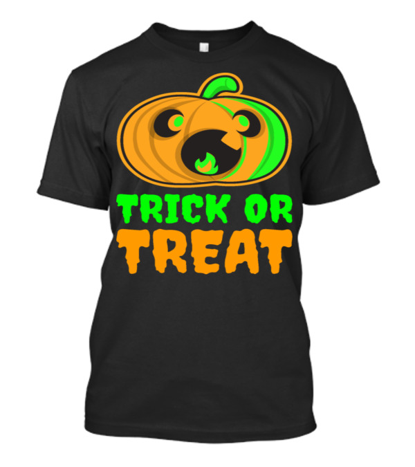 Trick Or Treat Jack O Lantern Pumpkin Halloween T-Shirt