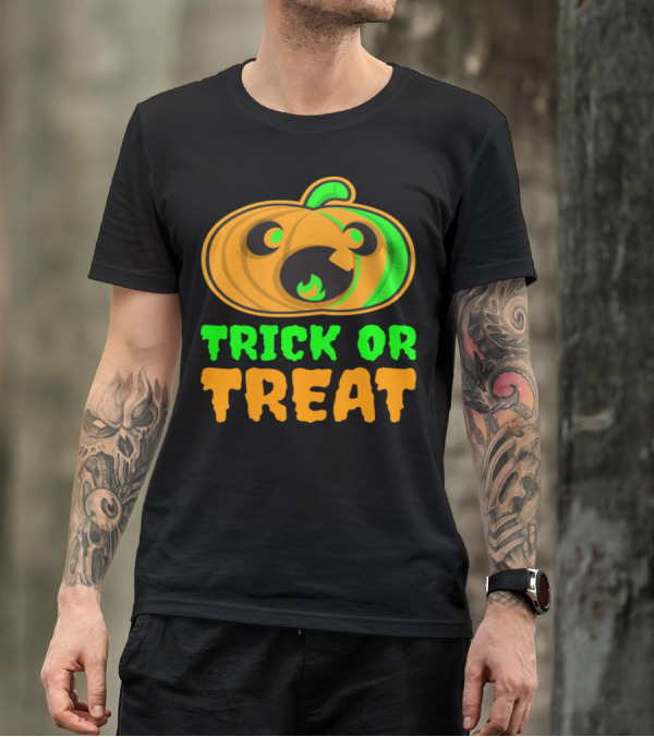 Trick Or Treat Jack O Lantern Pumpkin Halloween T-Shirt