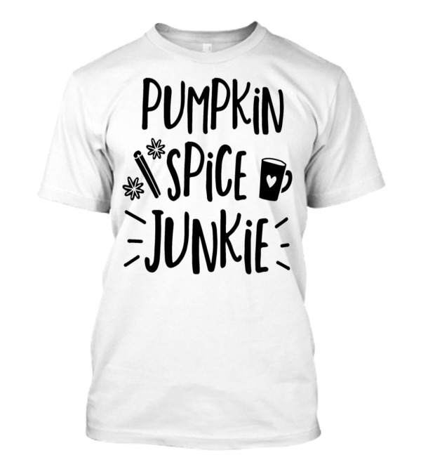 Pumpkin Spice Junkie Cinnamon Stick Mug With Heart T-Shirt