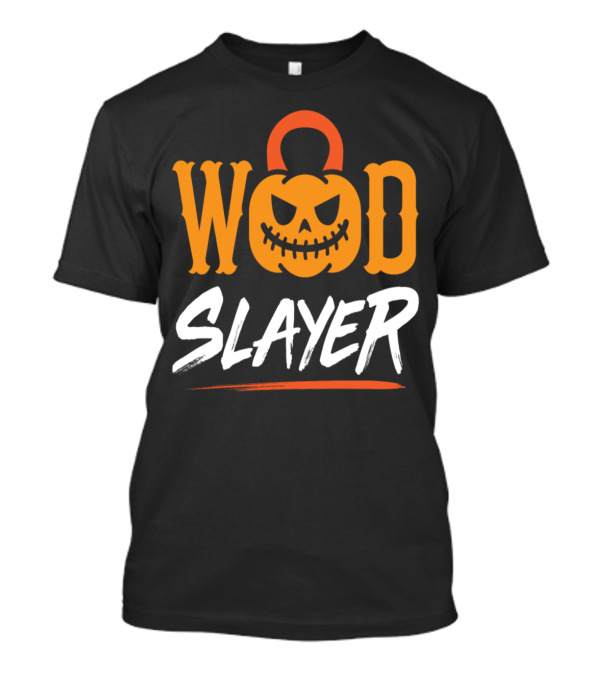 WOD Slayer Pumpkin Kettlebell Halloween T-Shirt