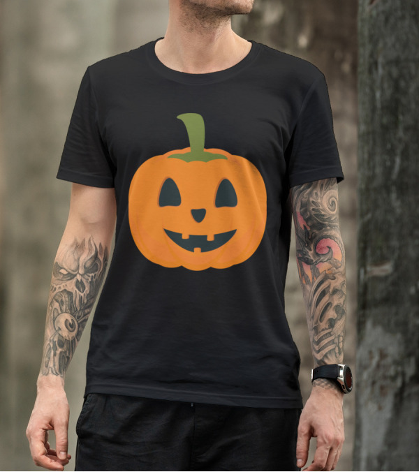 Classic Jack-o'-Lantern Halloween Pumpkin T-Shirt