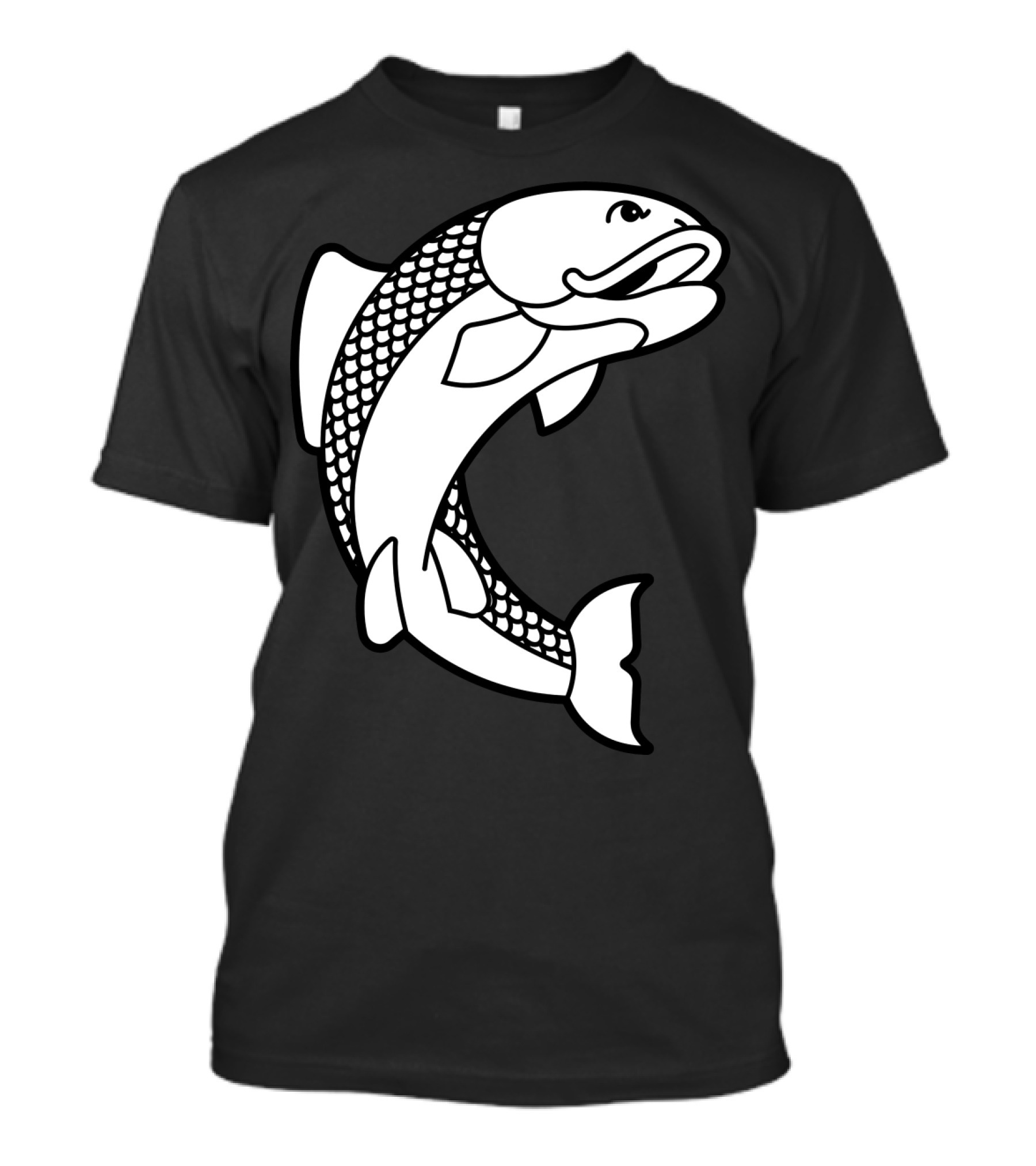 Japanese Folk Koi Carp Fish Asian T-Shirt