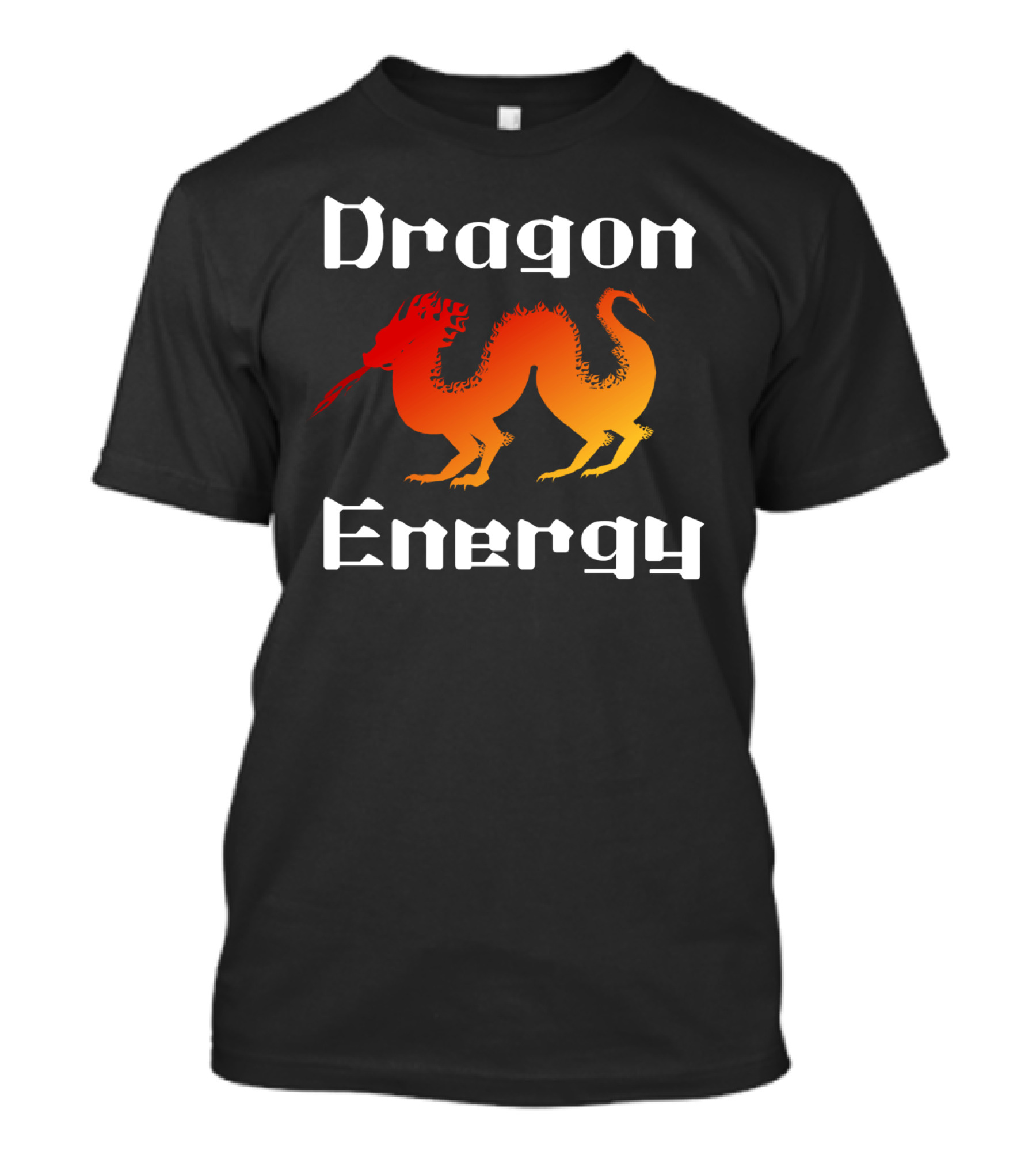 Dragon Energy Powerful Fantasy Symbol With Tribal Asian Influence T-Shirt