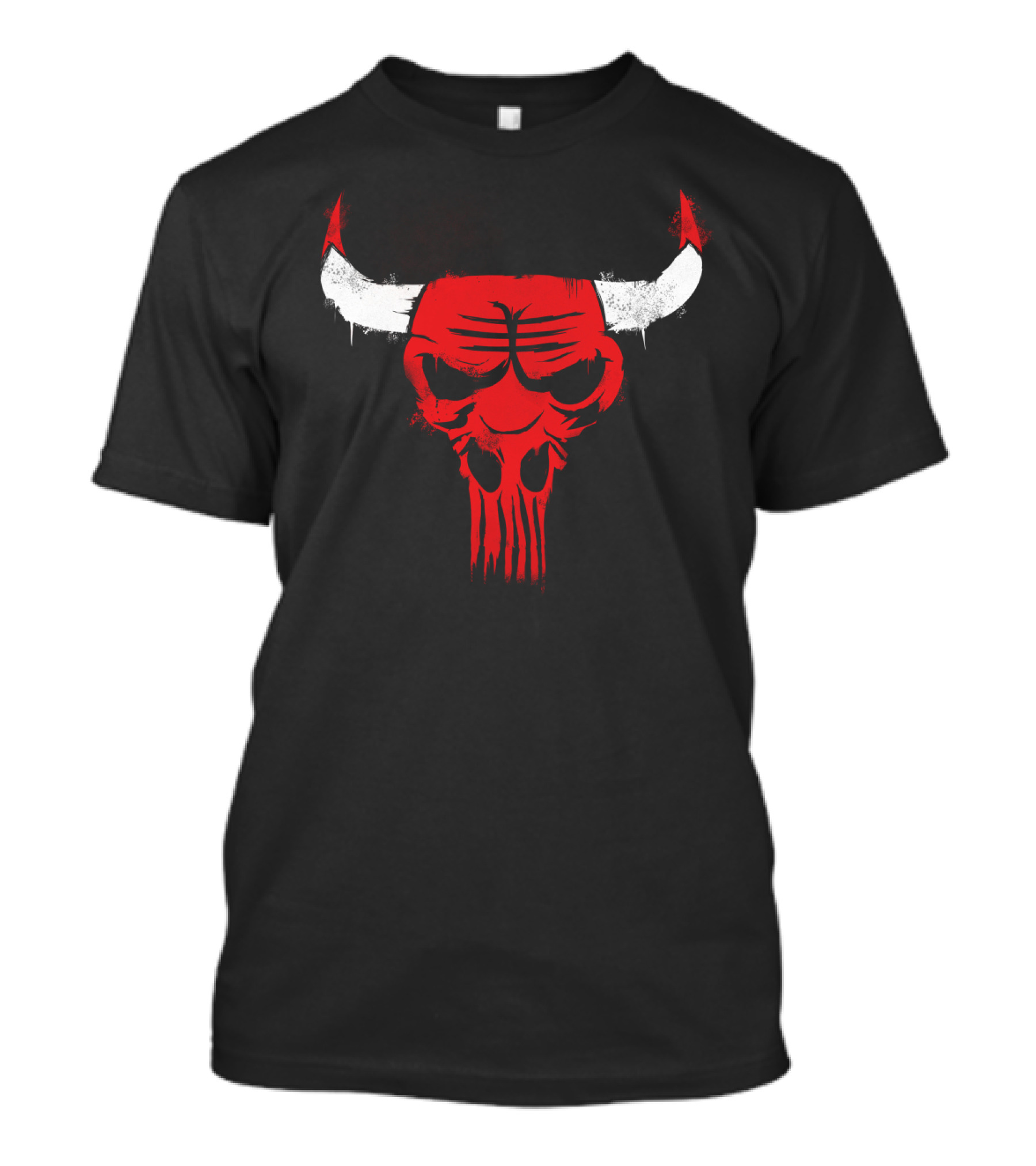 Chicago Bulls Punisher Skull Mashup Graphic 'The Finnisher' T-Shirt