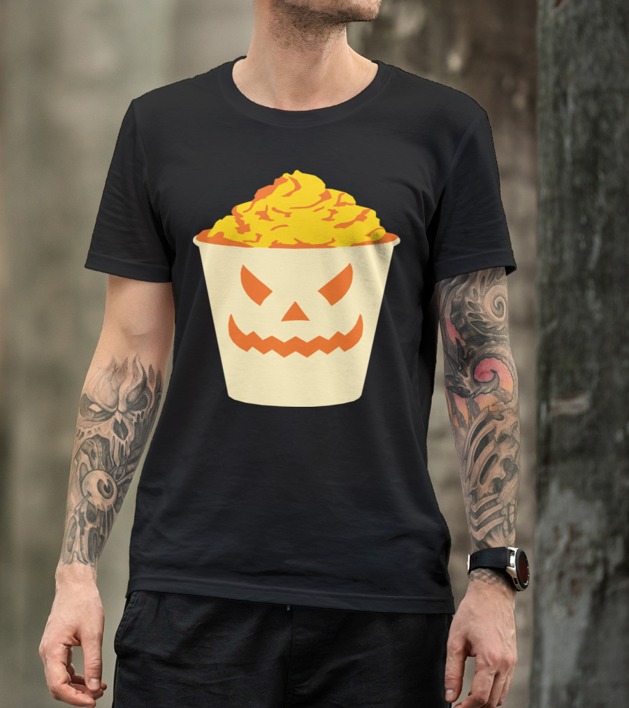 Pumpkin Spice Lattoween Jack-O'-Lantern Cup T-Shirt