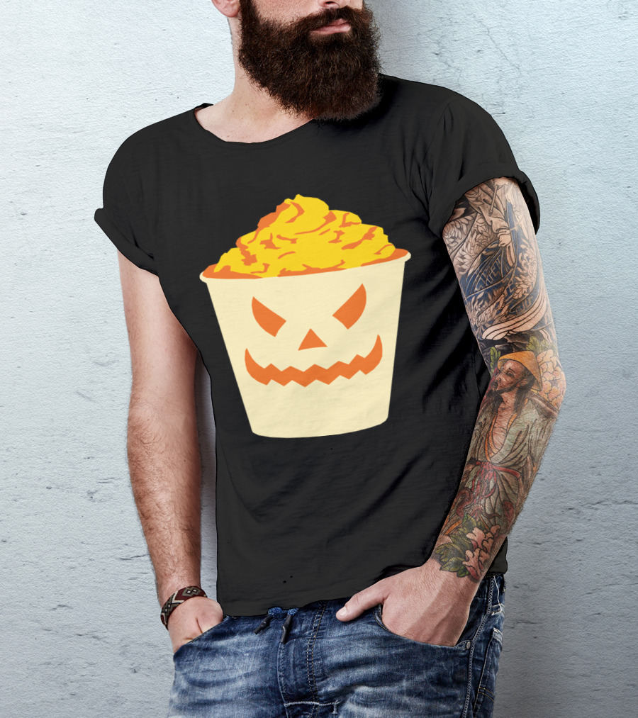 Pumpkin Spice Lattoween Jack-O'-Lantern Cup T-Shirt