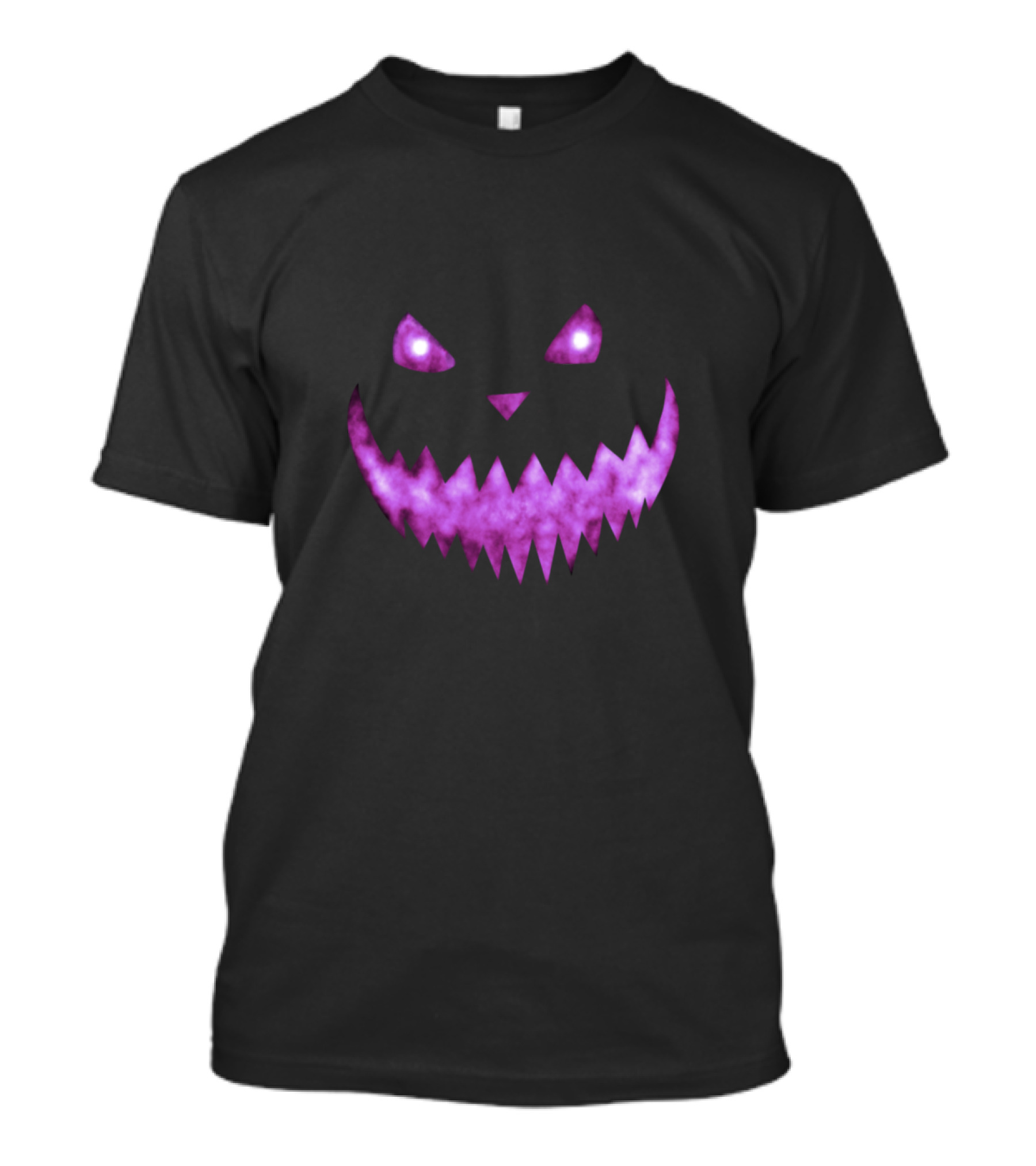 Halloween Gesicht Face 1 Pink Glowing Jack-o'-Lantern Smile T-Shirt
