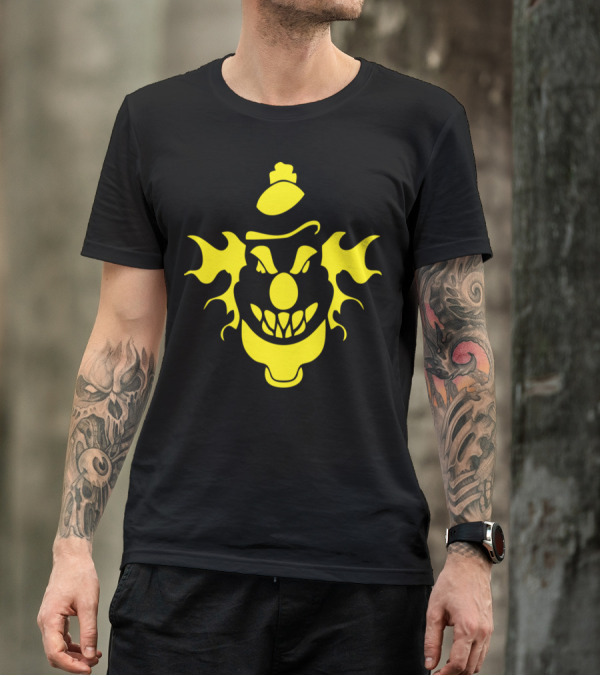 Clown Pumpkin Yellow Face T-Shirt